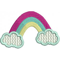 Stickdatei - Wonderland Regenbogen 